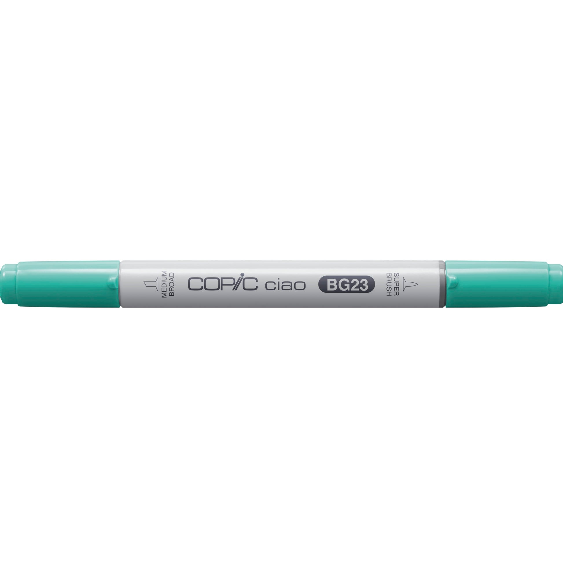 Copic Ciao Brush Pen, Doppelspitze – Pinsel + mittelbreite Spitze, alkoholbasiert, BG23 Coral Sea