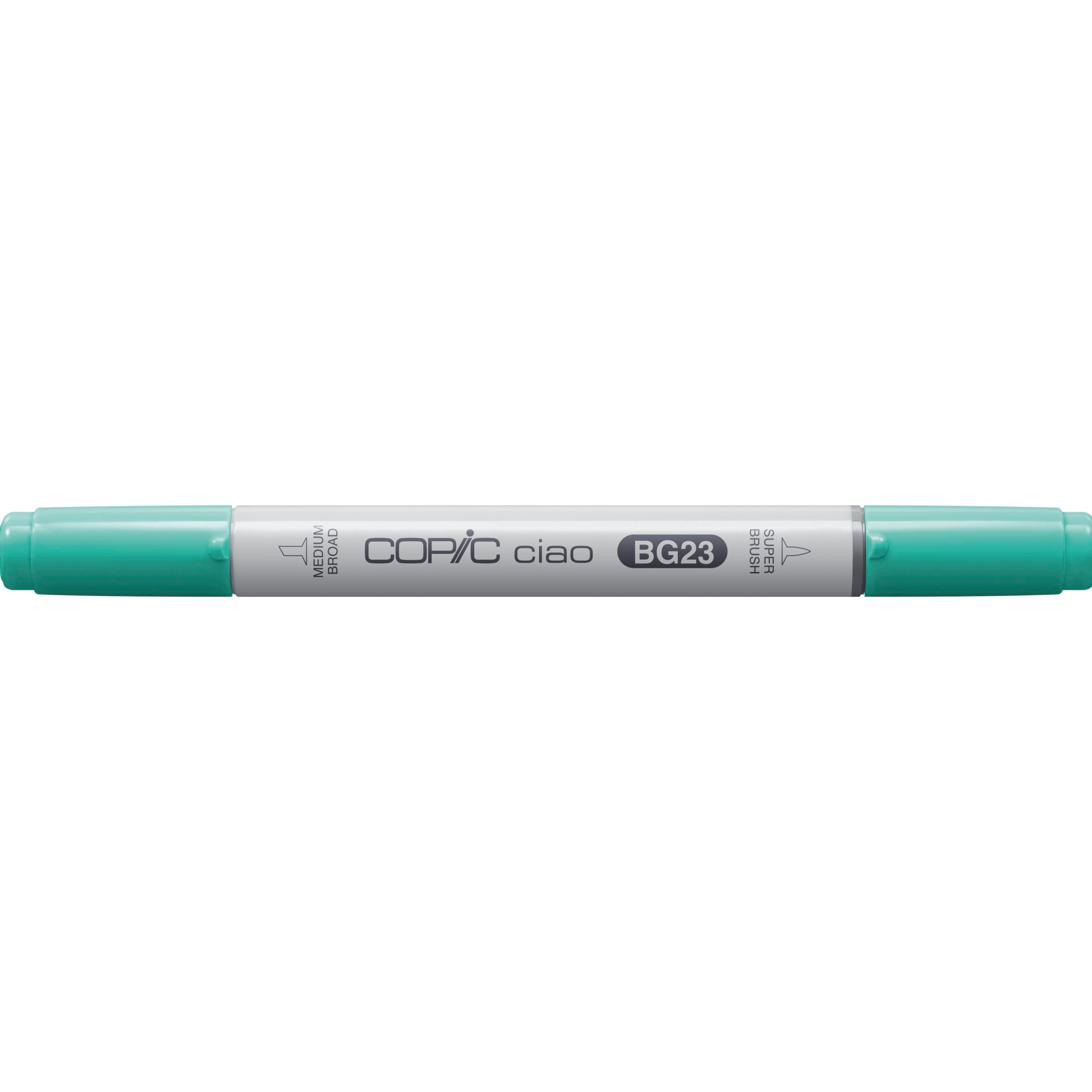 Copic Ciao Brush Pen, Doppelspitze – Pinsel + mittelbreite Spitze, alkoholbasiert, BG23 Coral Sea
