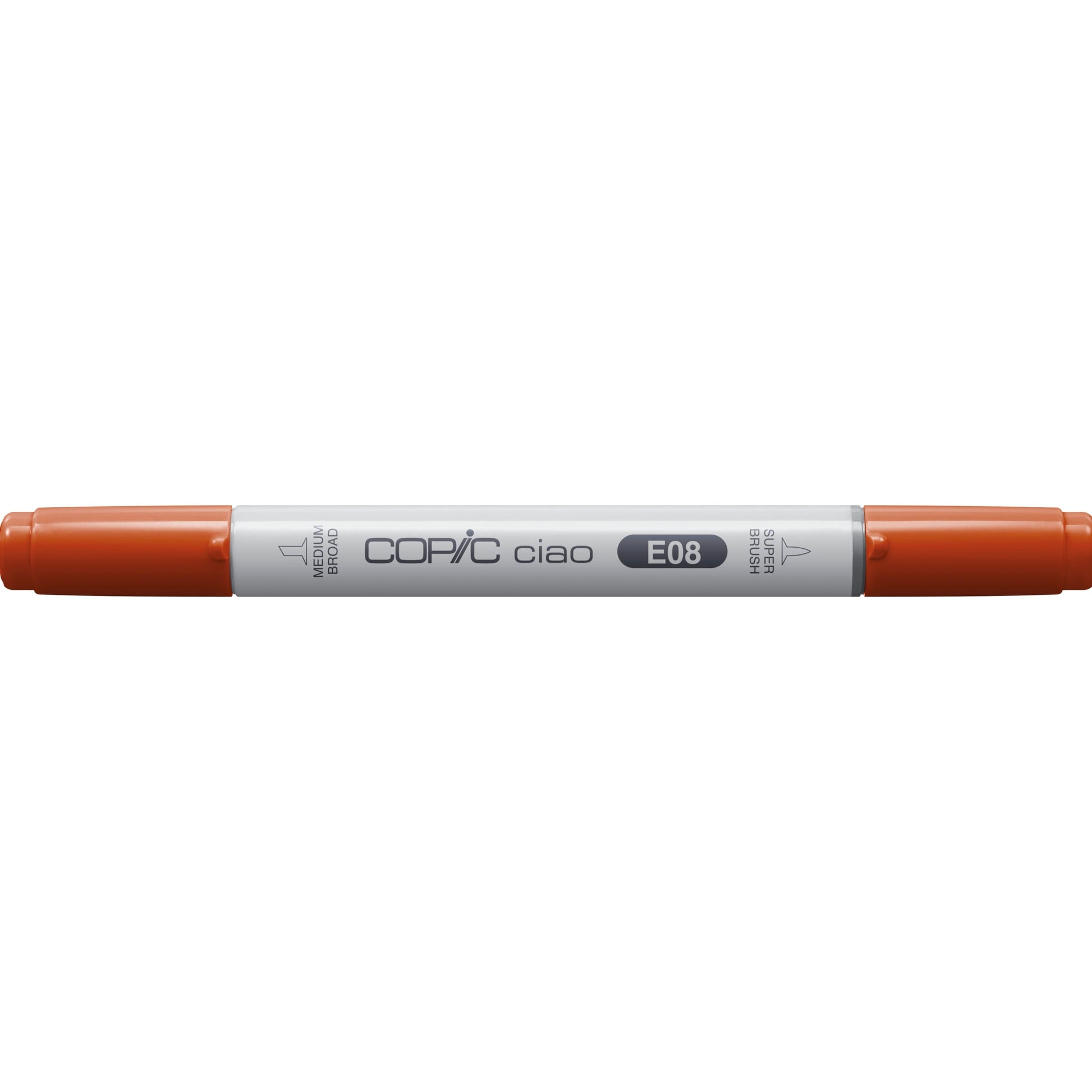 Copic Ciao Brush Pen, Doppelspitze – Pinselspitze + mittlere Spitze, alkoholbasiert, braun