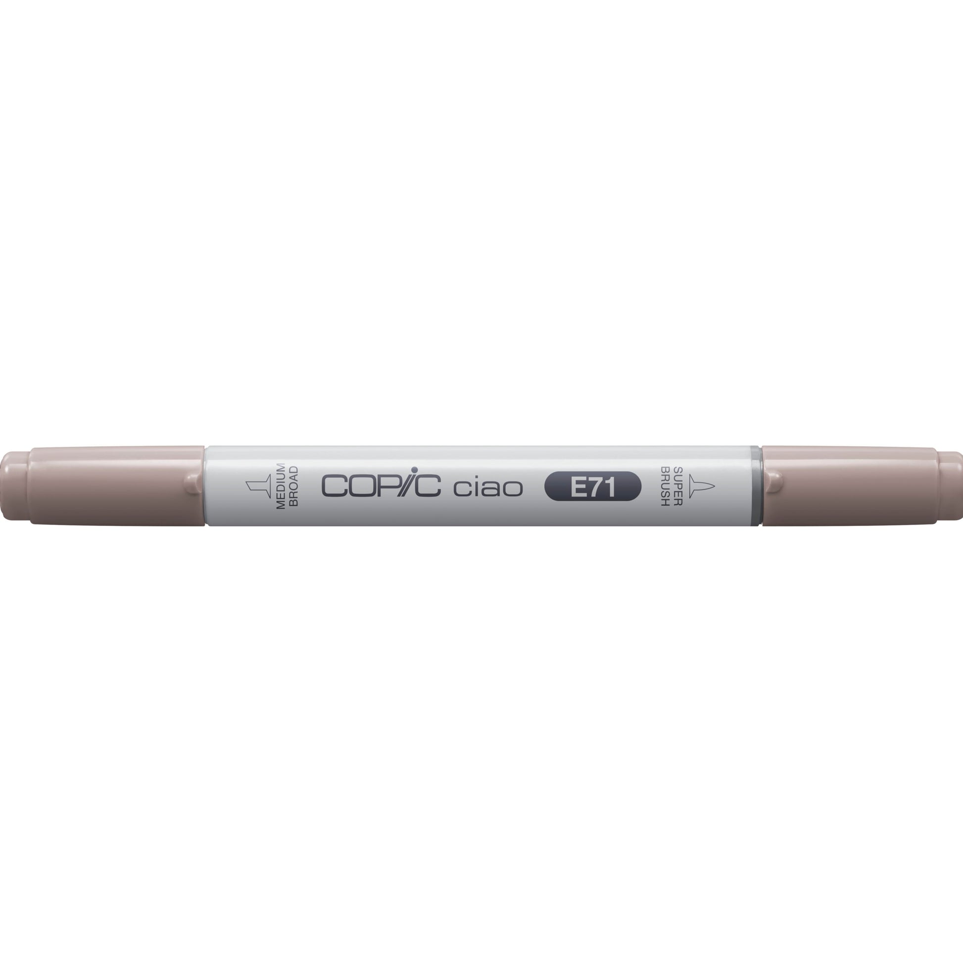 Copic Ciao Brush Pen, Doppelspitze – Kombi (Pinsel + mittelbreite Spitze), alkoholbasiert, Champagner