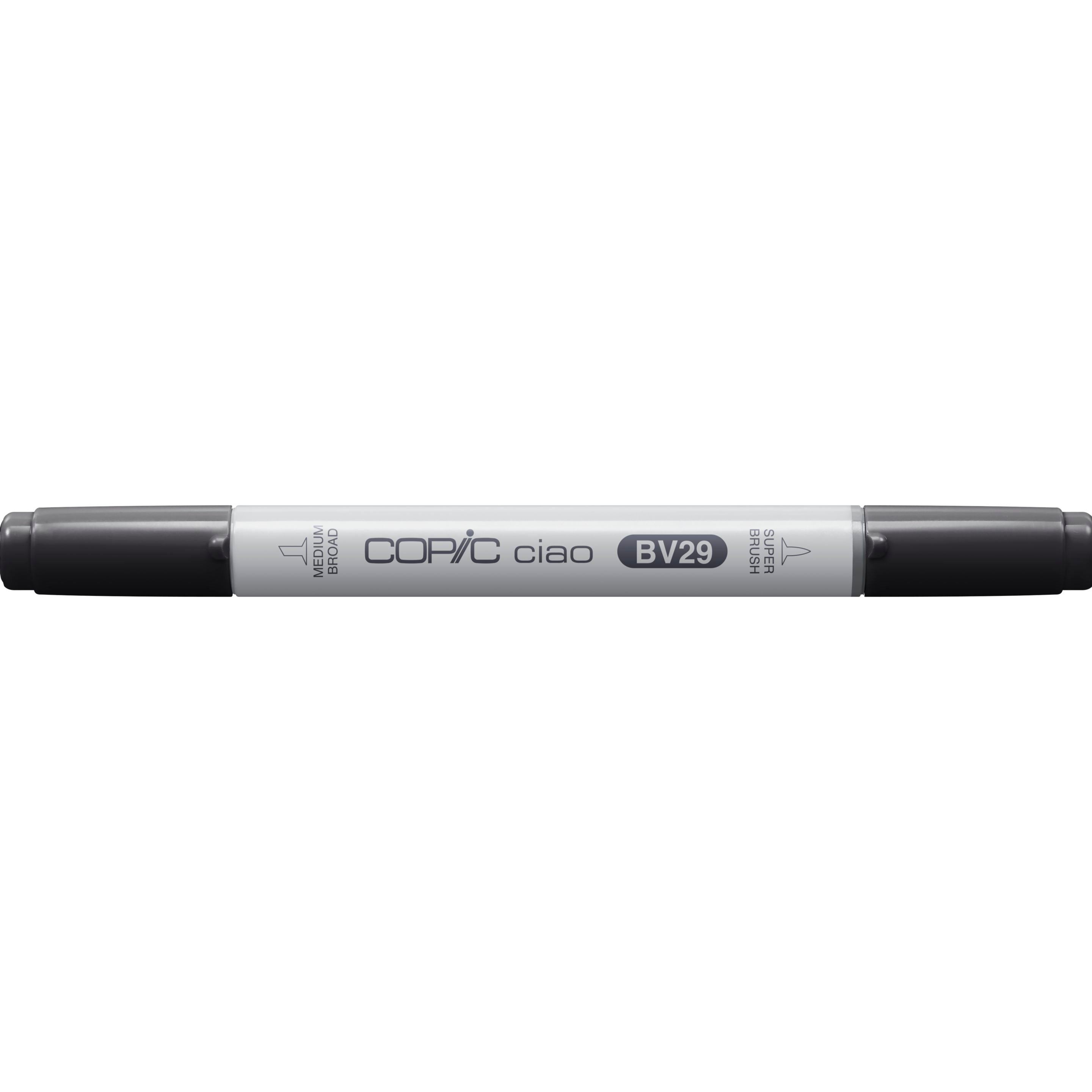 Copic Ciao Brush Pen, Doppelspitze – Pinselspitze + mittelbreite Spitze, alkoholbasiert, BV29 Slate