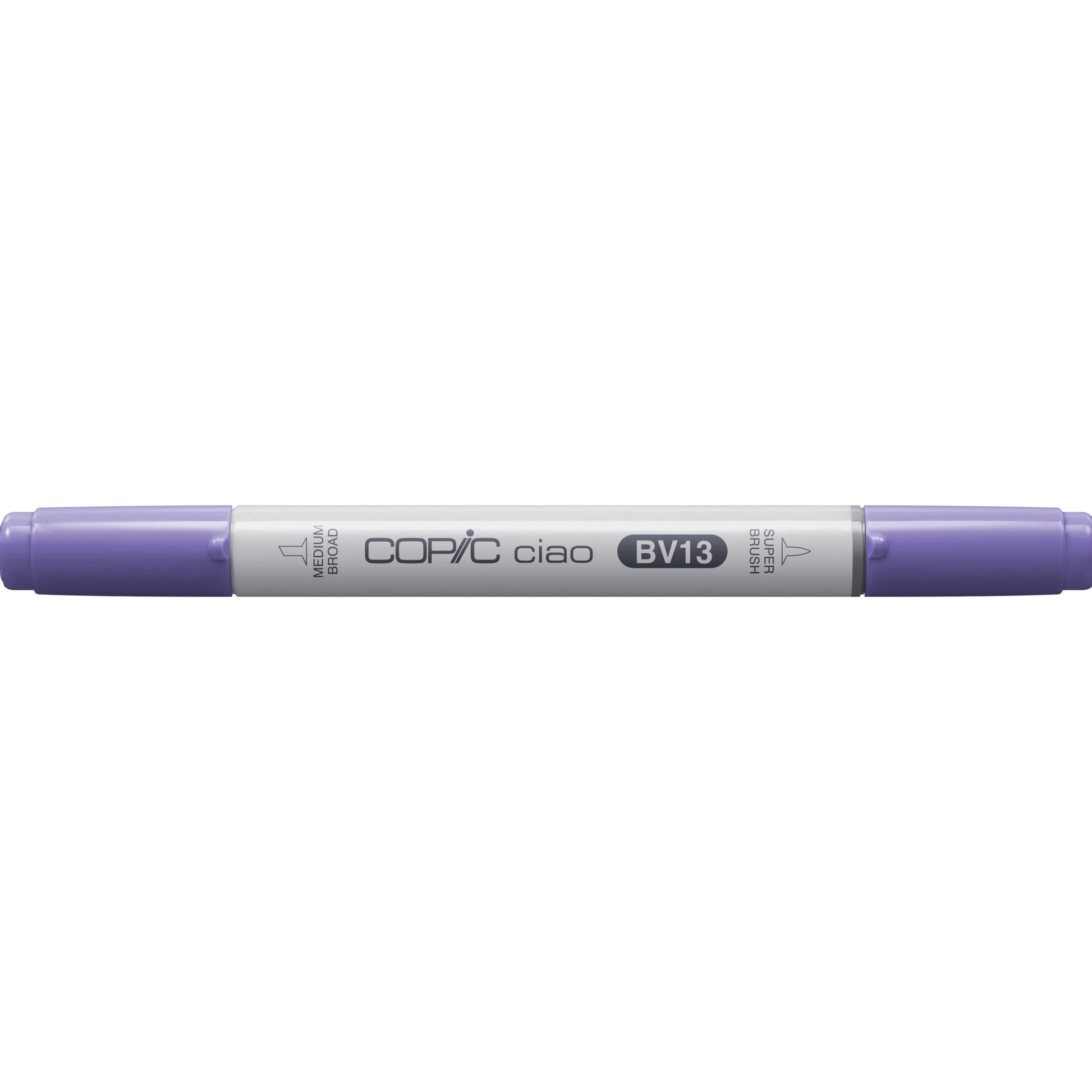 Copic Ciao Permanentmarker – Doppeltspitze (mittel, Pinselspitze) – Hortensienblau, nachfüllbar
