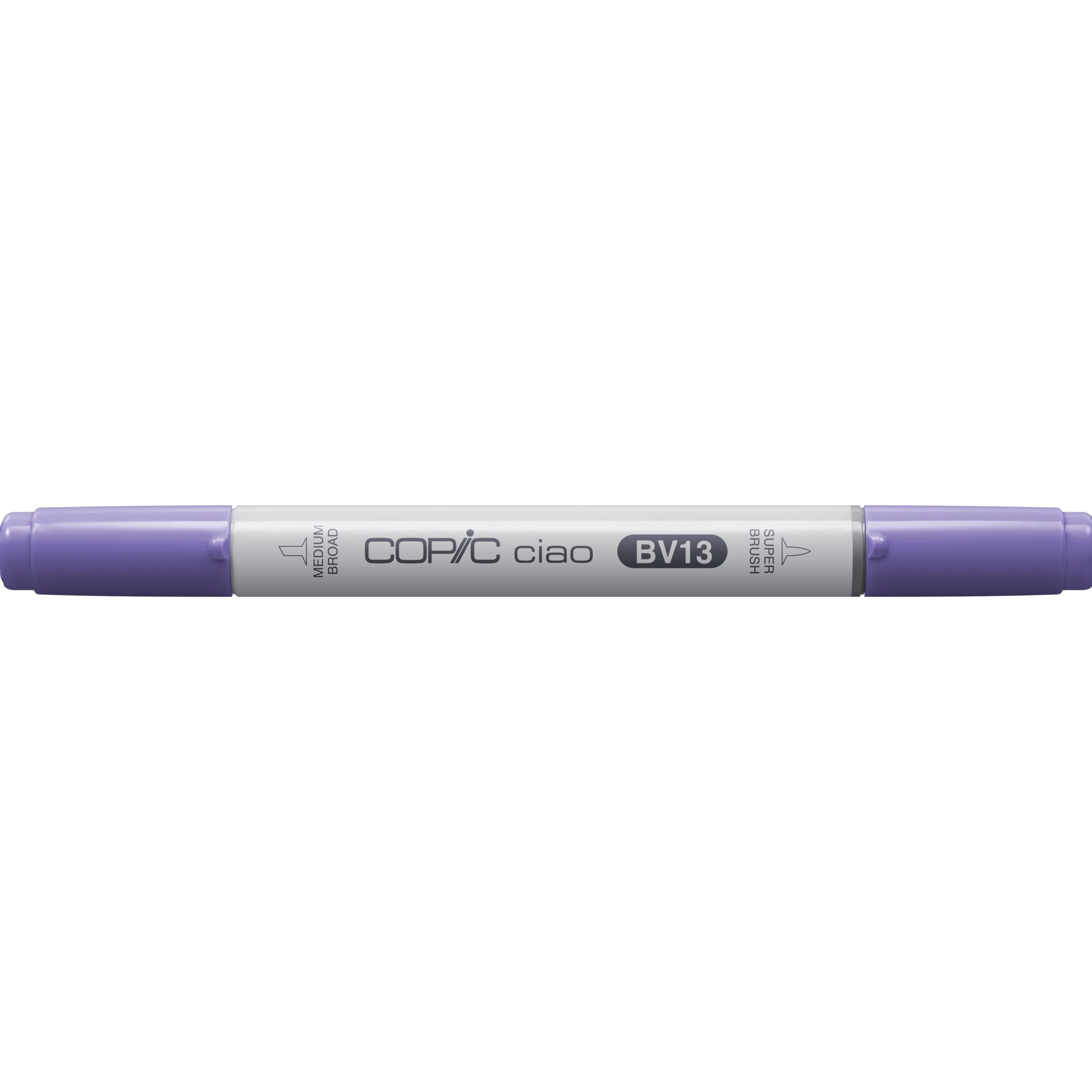 Copic Ciao Permanentmarker – Doppeltspitze (mittel, Pinselspitze) – Hortensienblau, nachfüllbar