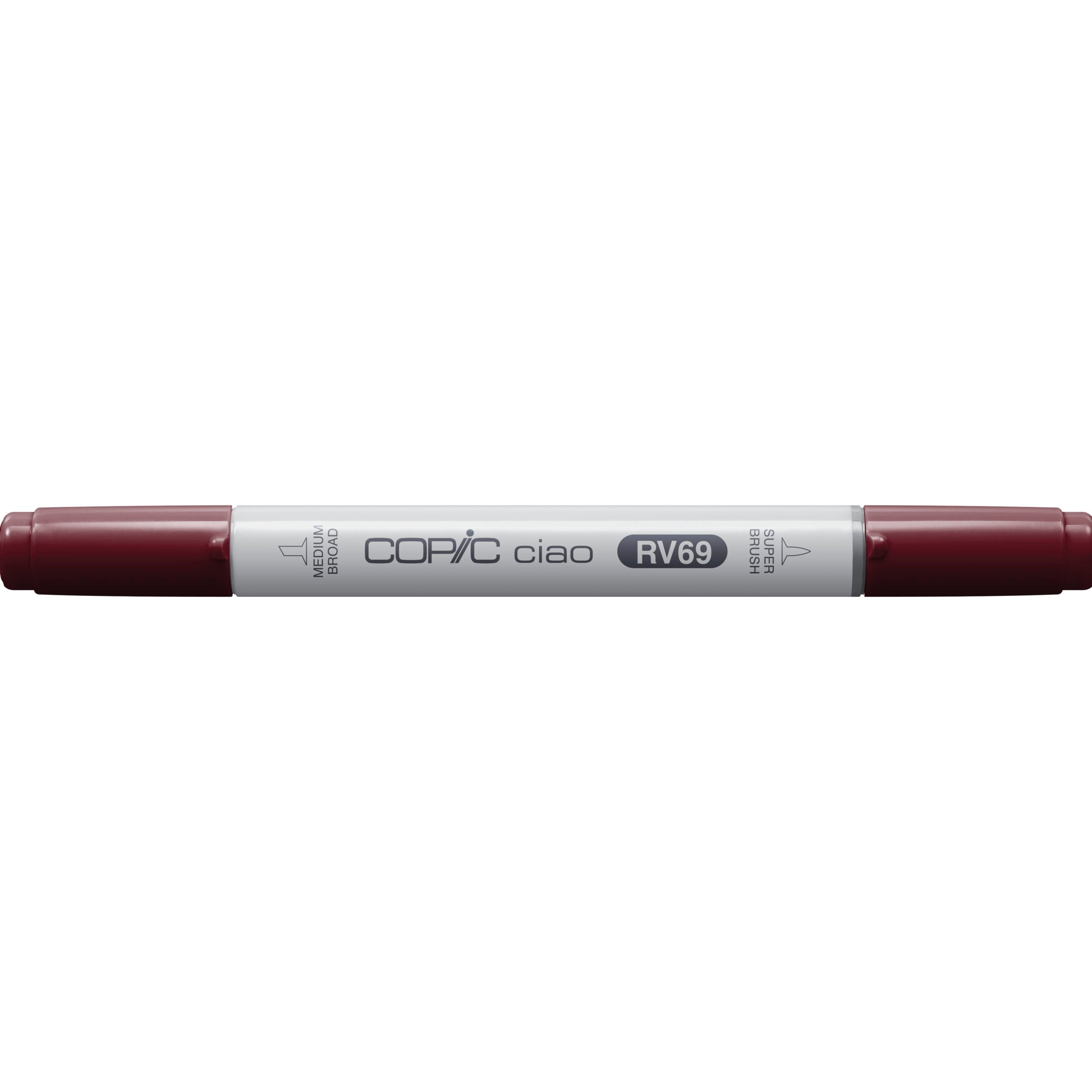Copic Ciao Brush Pen, Doppelspitze – Pinsel + Rundspitze, alkoholbasiert, Pfingstrose (RV69)