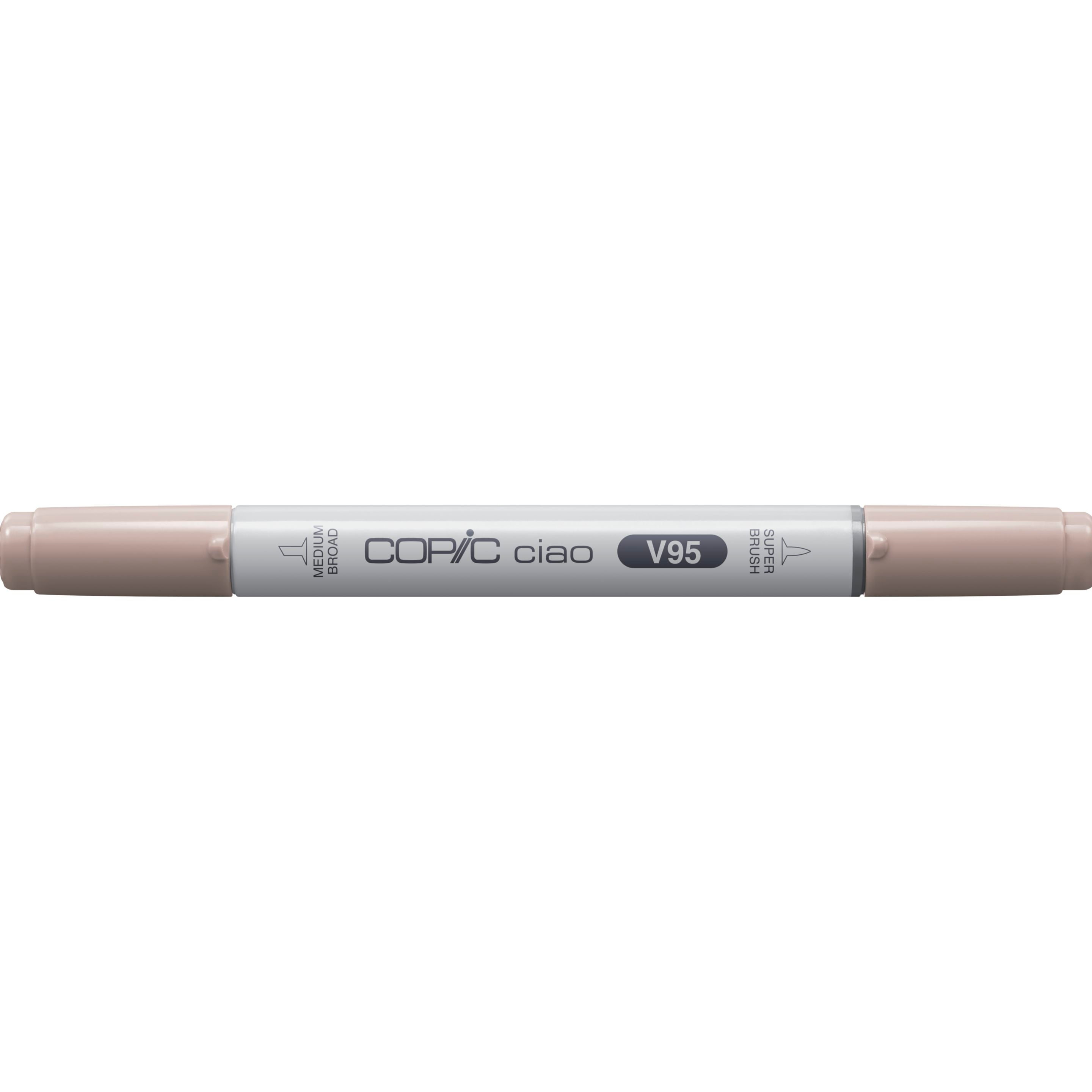 Copic Ciao Marker, Doppelspitze – Pinsel- und Rundspitze, alkoholbasiert, Helltraube