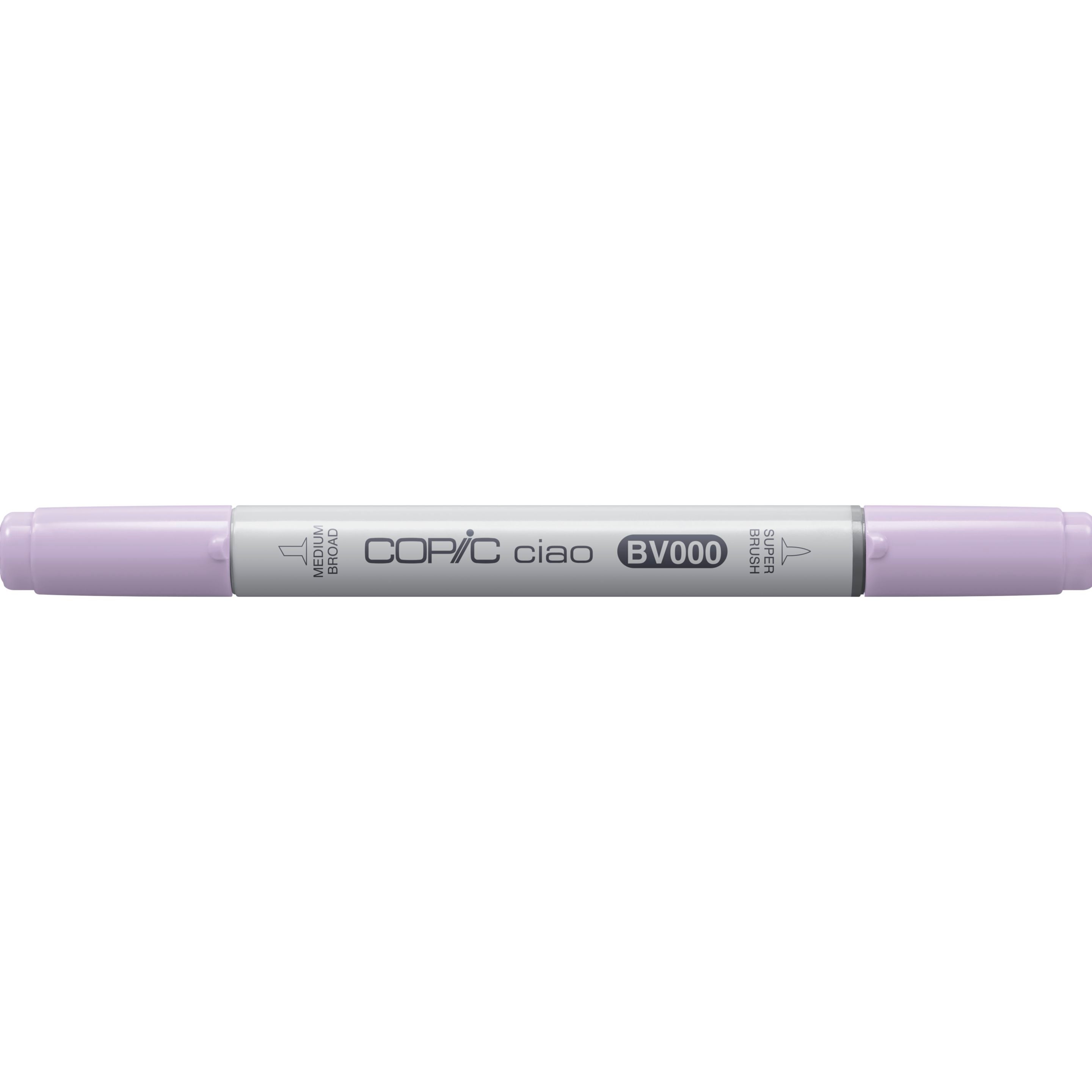 Copic Ciao Pinselstift, Doppelspitze – Kombi, alkoholbasiert, BV000 irisierendes Mauve
