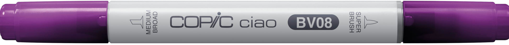 Copic Ciao Brush Pen, Doppelspitze – Pinselspitze, alkoholbasiert, BV08 Blauviolett