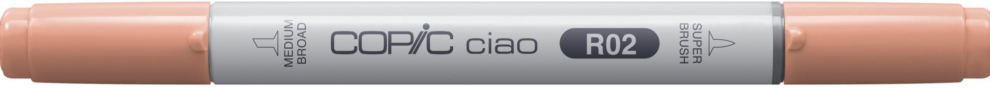 Copic Ciao Brush Pen, Doppelspitze – Pinsel + mittelbreite Spitze, alkoholbasiert, R02 Rose Lachs