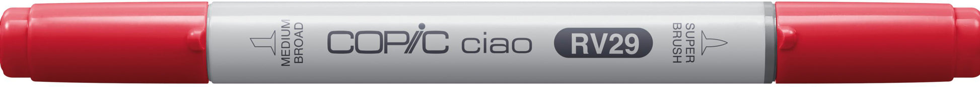 Copic Ciao Brush Pen, Doppelspitze – Pinsel + mittelbreite Spitze, alkoholbasiert, RV29 Crimson