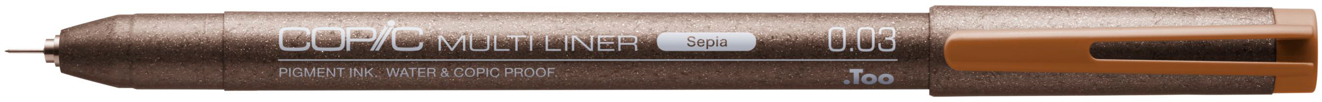 Copic Multiliner Fineliner – 0,03 mm, Sepia, wasserfest