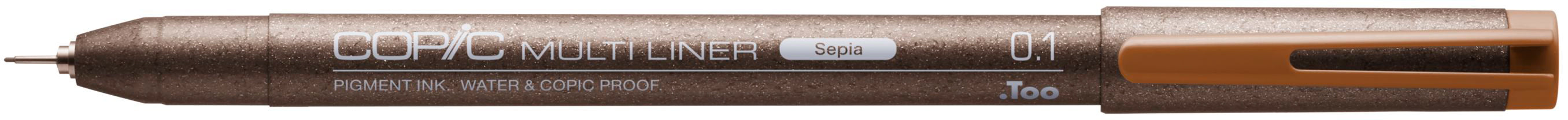 Copic Multiliner Fineliner – 0,1 mm, sepia, wasserfest