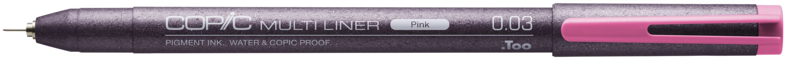 Copic Multiliner Fineliner – 0,03 mm, pink, wasserfest