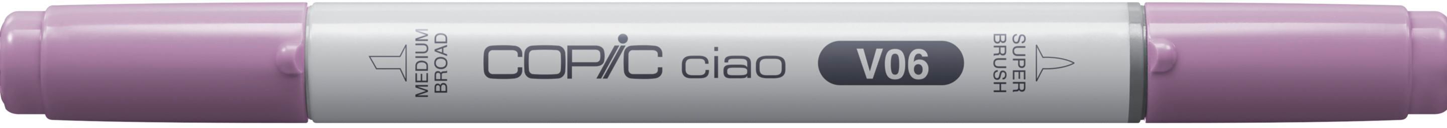 Copic Ciao Brush Pen, Doppelspitze – Pinsel + Rundspitze, alkoholbasiert, Lavendel