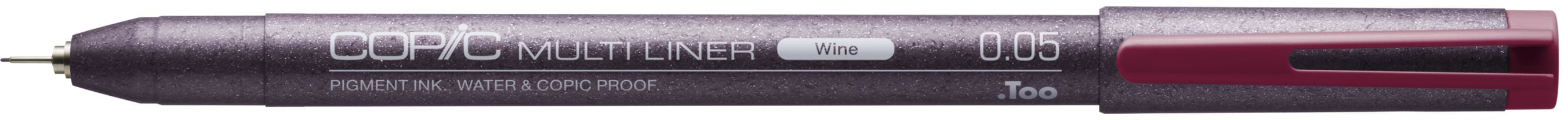 Copic Multiliner Fineliner – 0,05 mm, weinrot, wasserfest