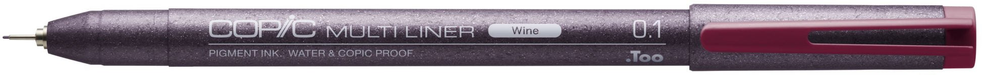 Copic Multiliner Fineliner – 0,1 mm, weinrot, wasserfest