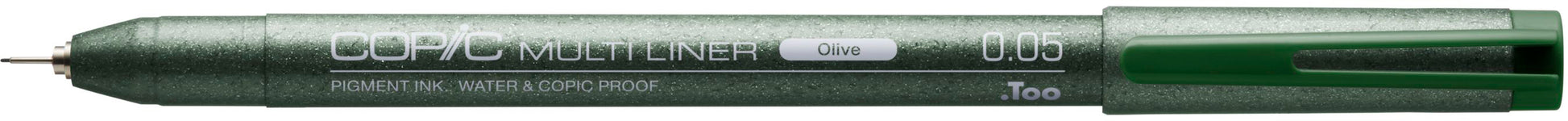 Copic Multiliner Fineliner – 0,05 mm, oliv, wasserfest