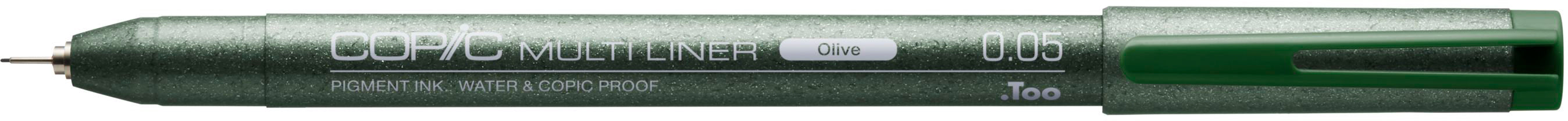 Copic Multiliner Fineliner – 0,05 mm, oliv, wasserfest