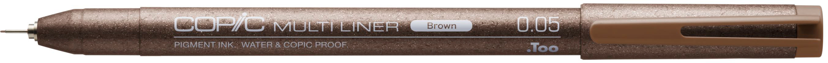 Copic Multiliner Fineliner – 0,05 mm, braun, wasserfest