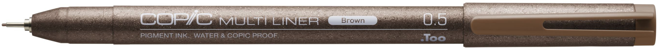 Copic Multiliner Fineliner – 0,5 mm, braun, wasserfest