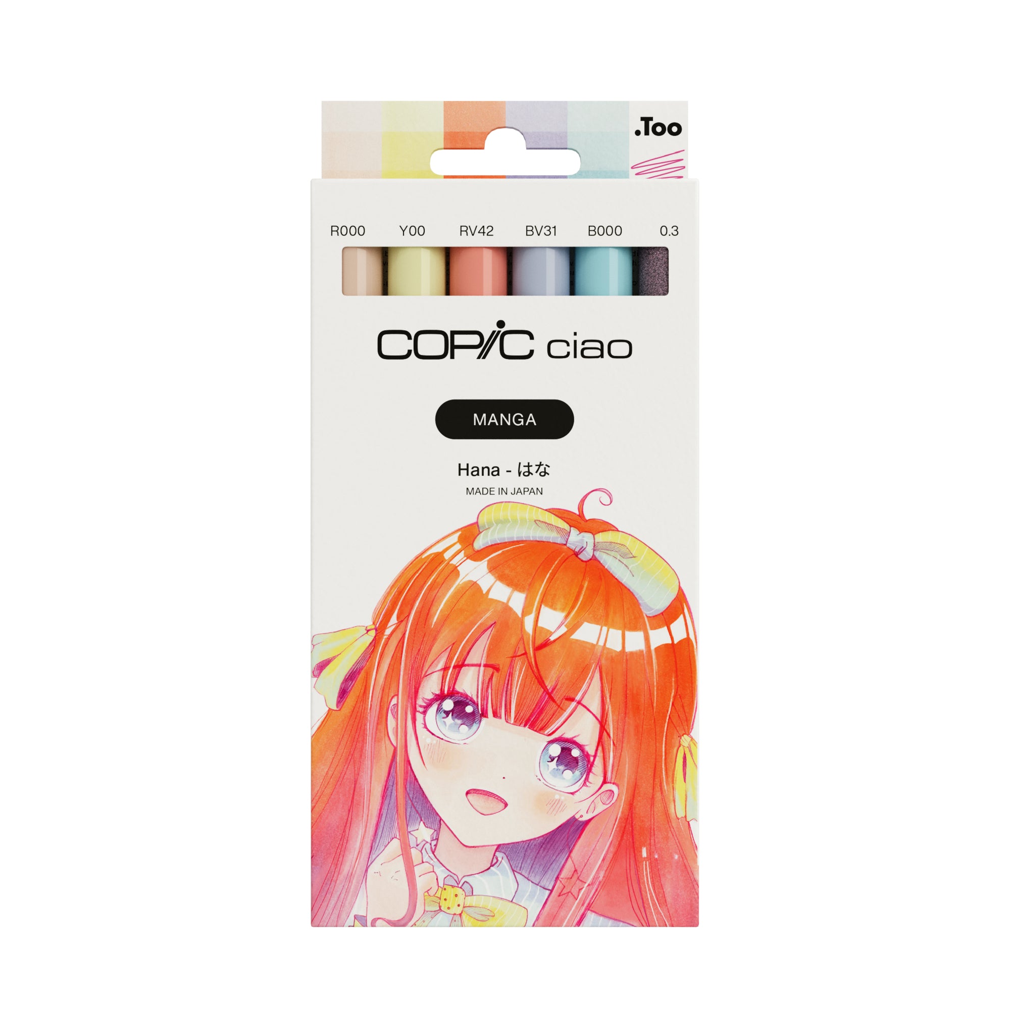 Copic Ciao Manga Pinselstift – 6 Farben