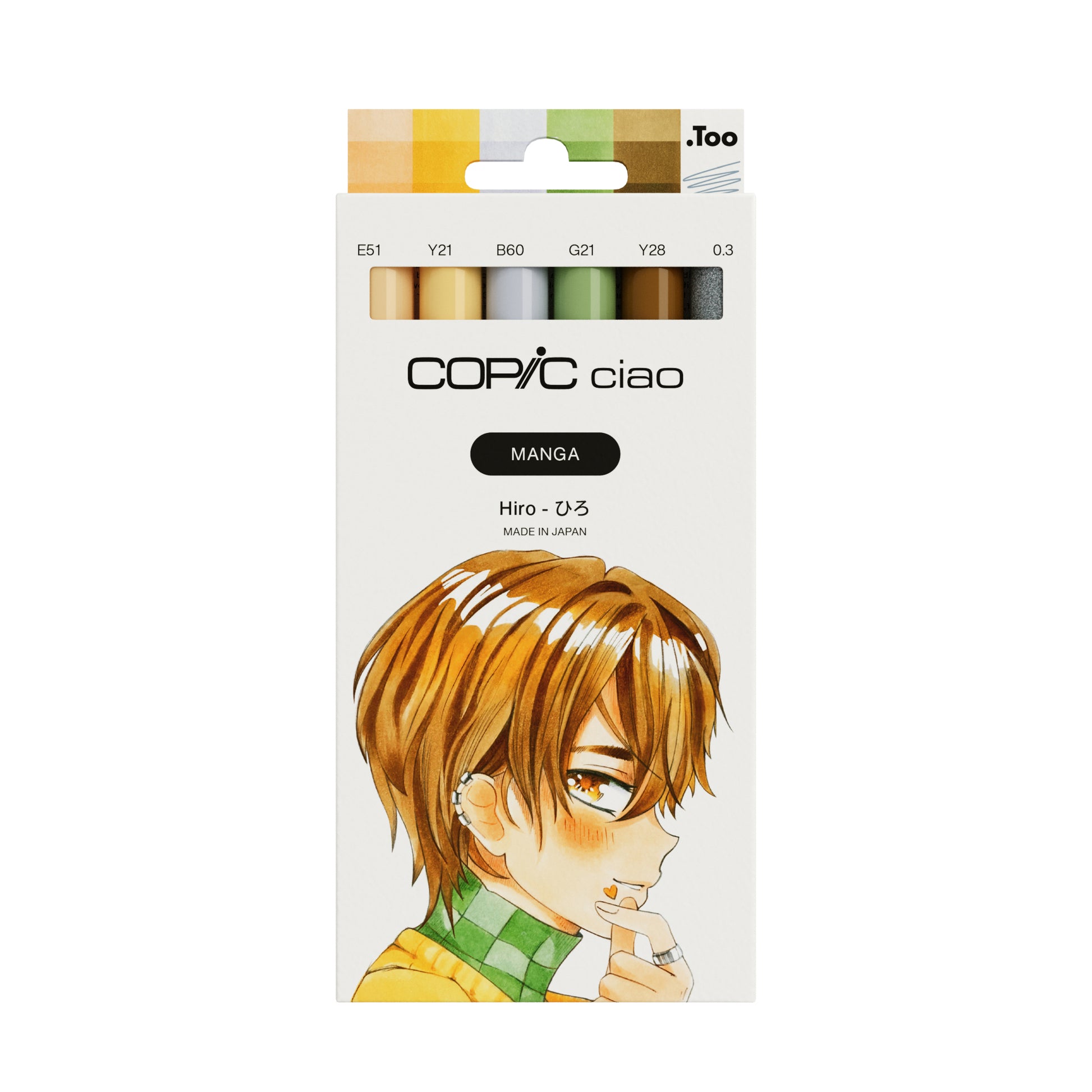 Copic Ciao Manga Brush Pen – 6er Set