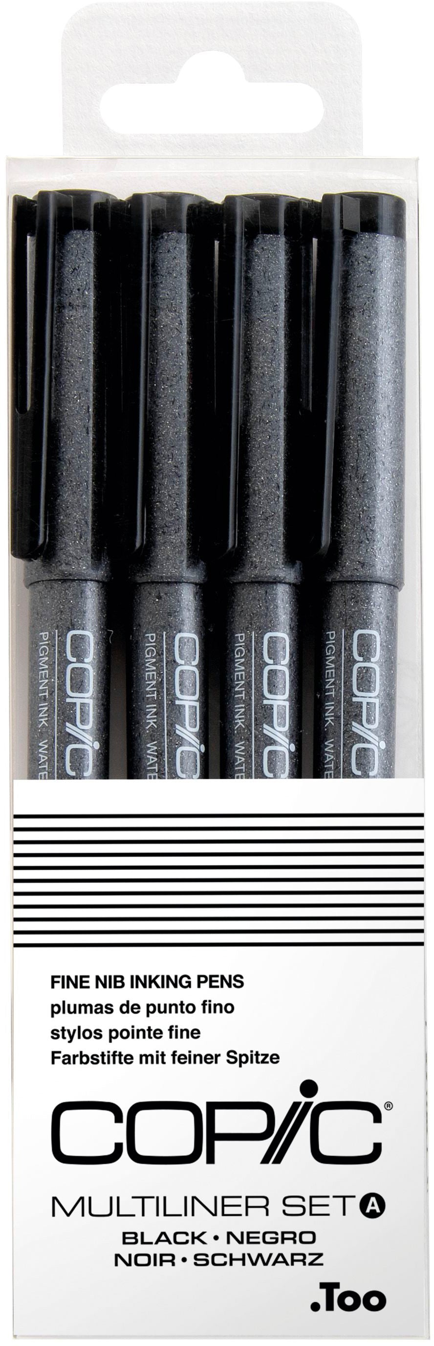 Copic Multiliner Fineliner – 0,03–0,3 mm, schwarz