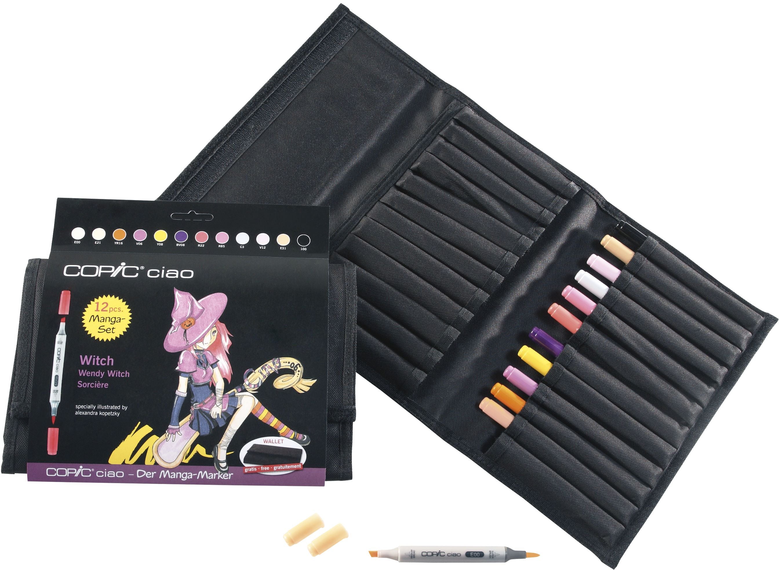 Copic Ciao Marker – Wallet Witch, 12er Set