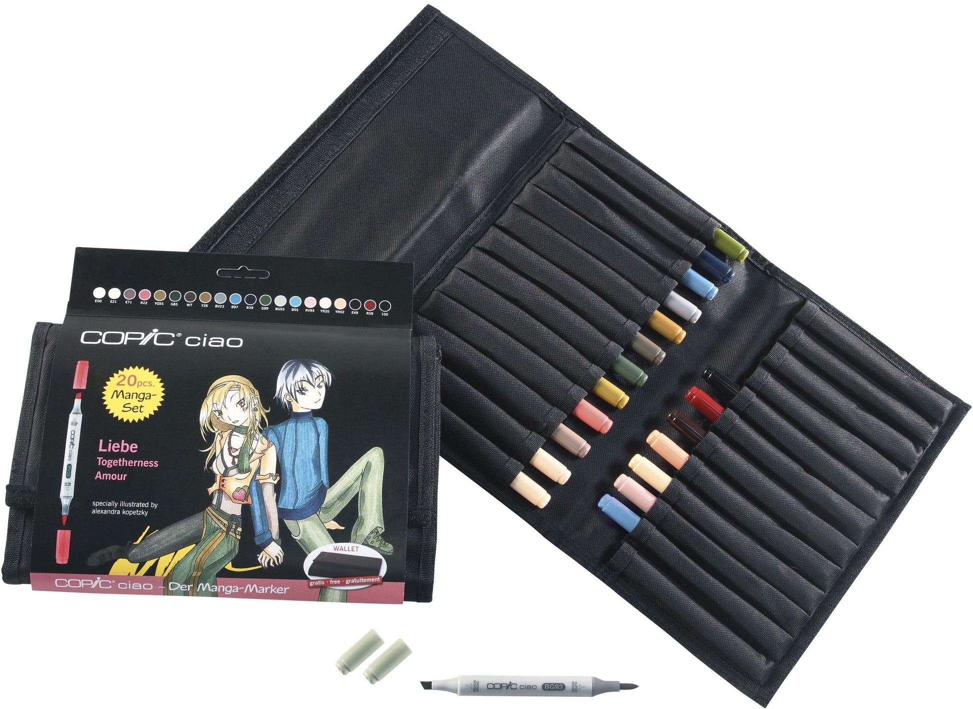 Copic Ciao Permanentmarker – 20er-Set (Liebe)
