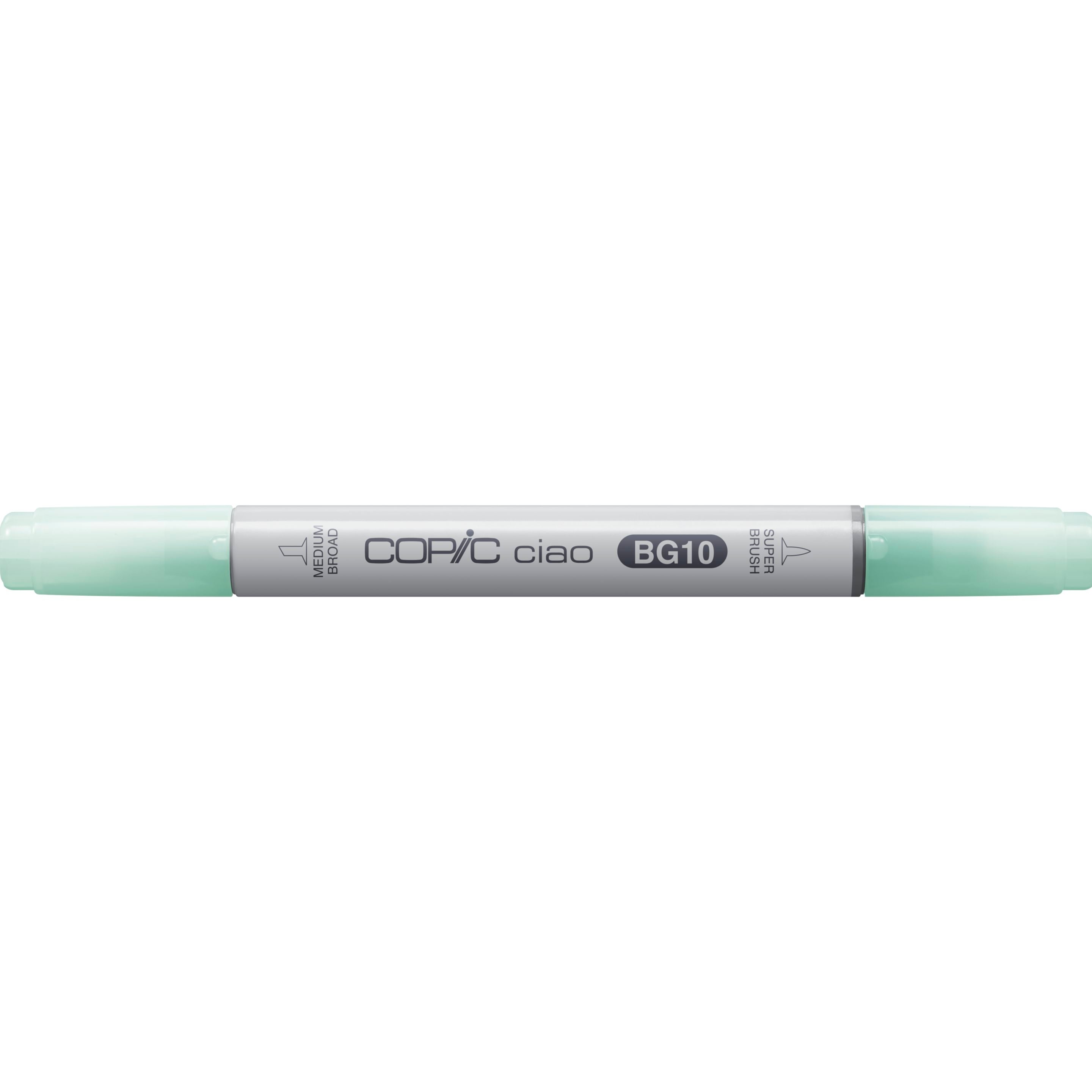 Copic Ciao Brush Pen, Doppelspitze – Pinsel + Rundspitze, alkoholbasiert, BG10 Cool Shadow