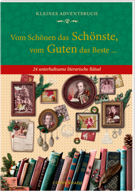 Coppenrath Kleines Adventsbuch Vom Schönen das Schönste – Adventskalender – 11,5 × 16,2 cm – 24 Türchen