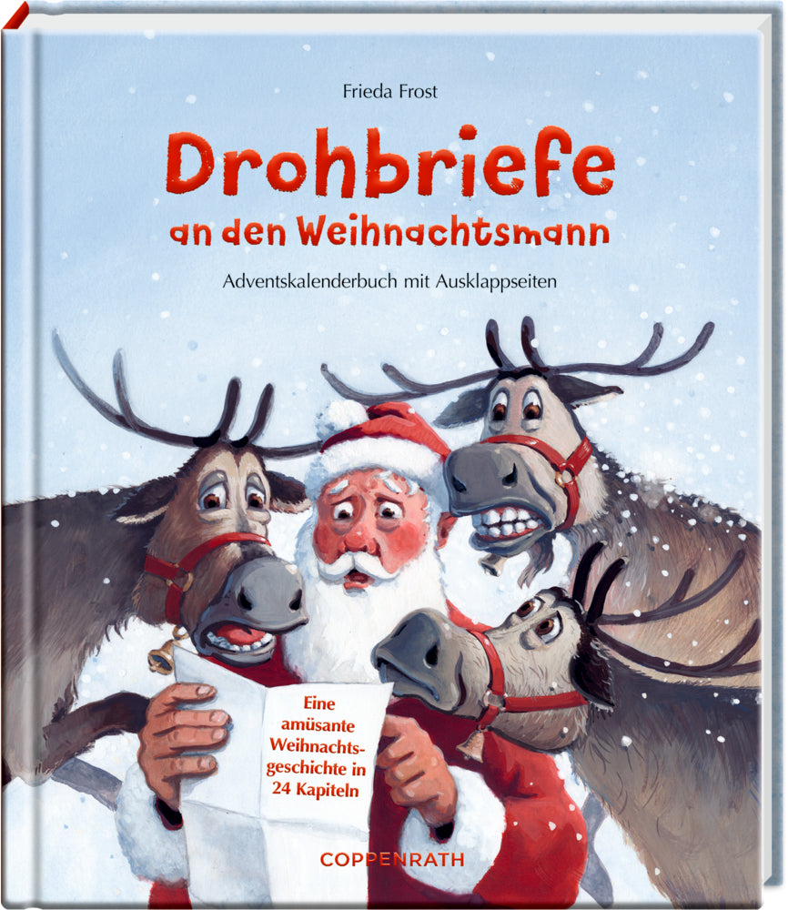 Coppenrath Drohbriefe an den Weihnachtsmann – Adventskalender-Buch – 16,6 × 19,3 cm