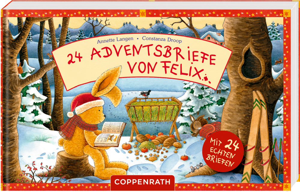 Coppenrath Adventskalender – Briefbuch von Felix, 24 Adventsbriefe, 13 × 21 × 2,5 cm