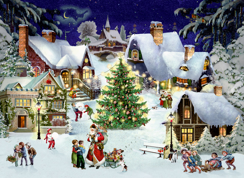 Coppenrath Weihnachten im Dorf – Adventskalender – 21,1 × 30,1 cm
