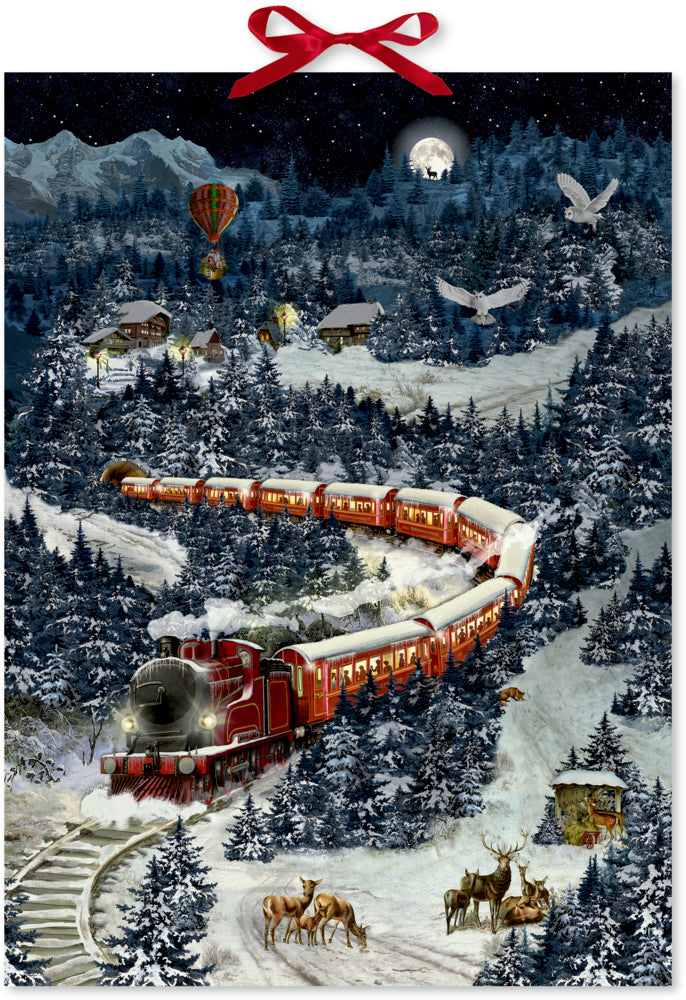Coppenrath Weihnachtsexpress – Adventskalender – 60,5 × 38,5 cm