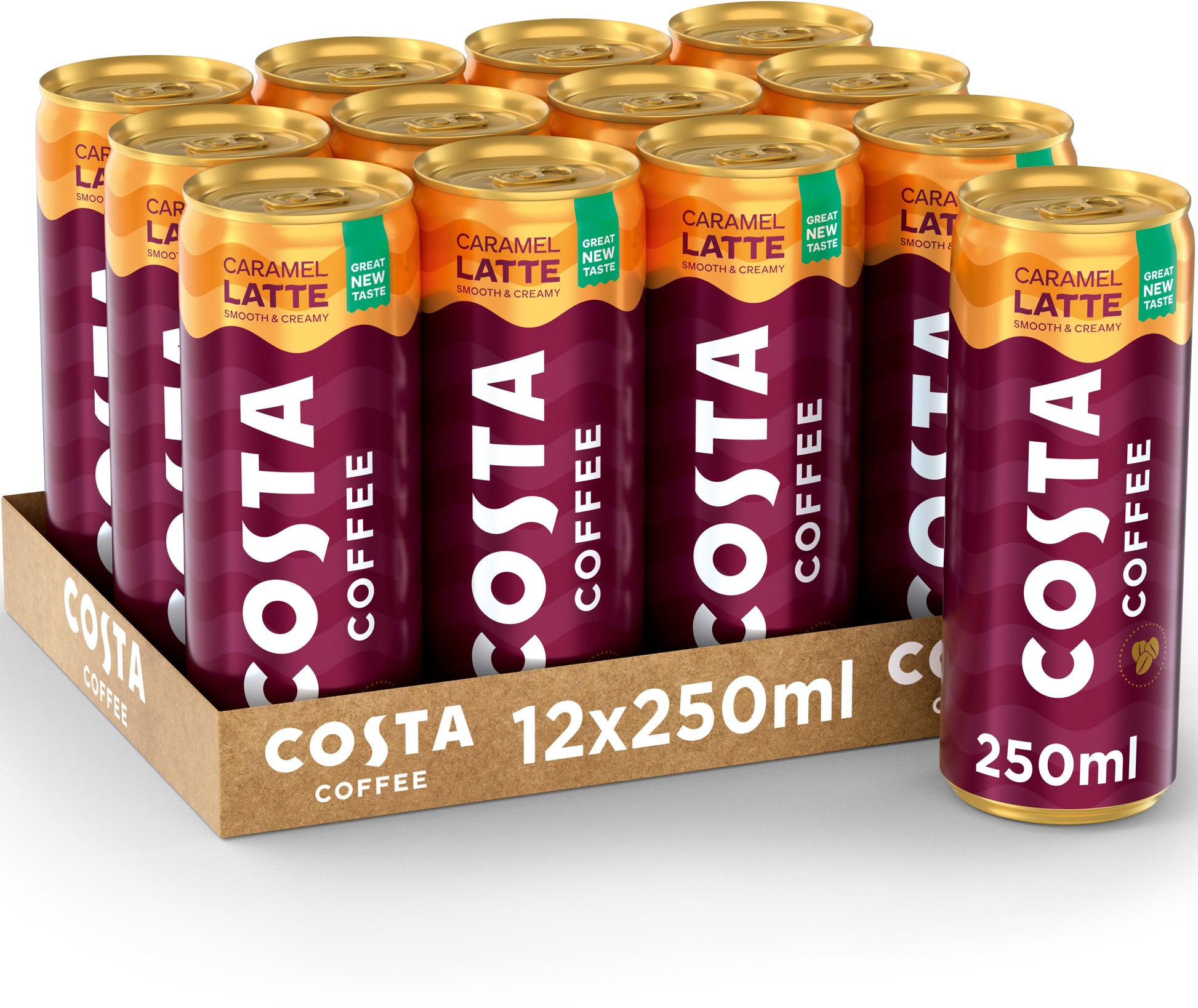 Costa Latte Caramel – Kaffeegetränk – 2,5 dl