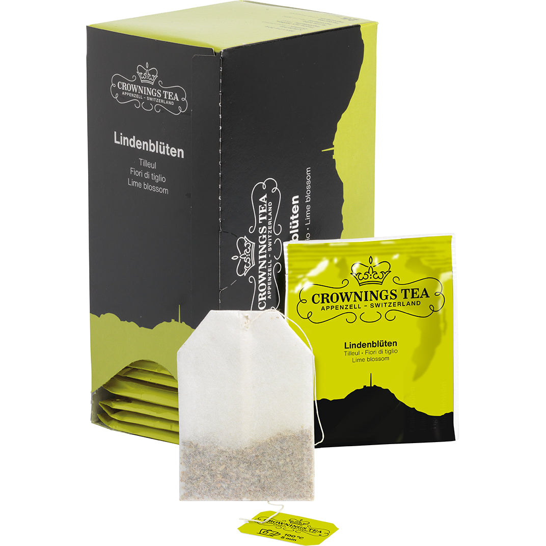 Crowning's Kräutertee Lindenblüten – Teebeutel 25 Beutel