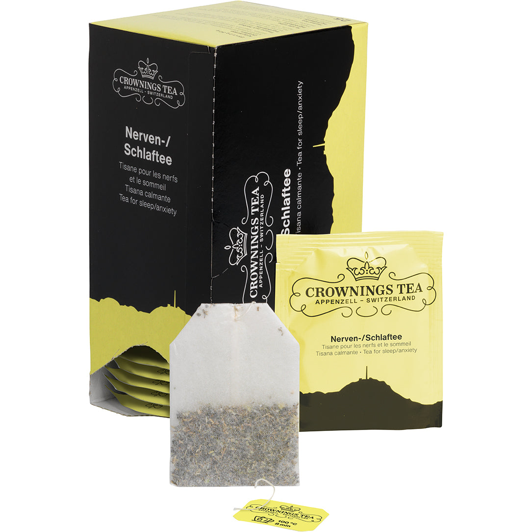 Crowning's Kräutertee Nerven- & Schlaftee – Teebeutel 25 Beutel