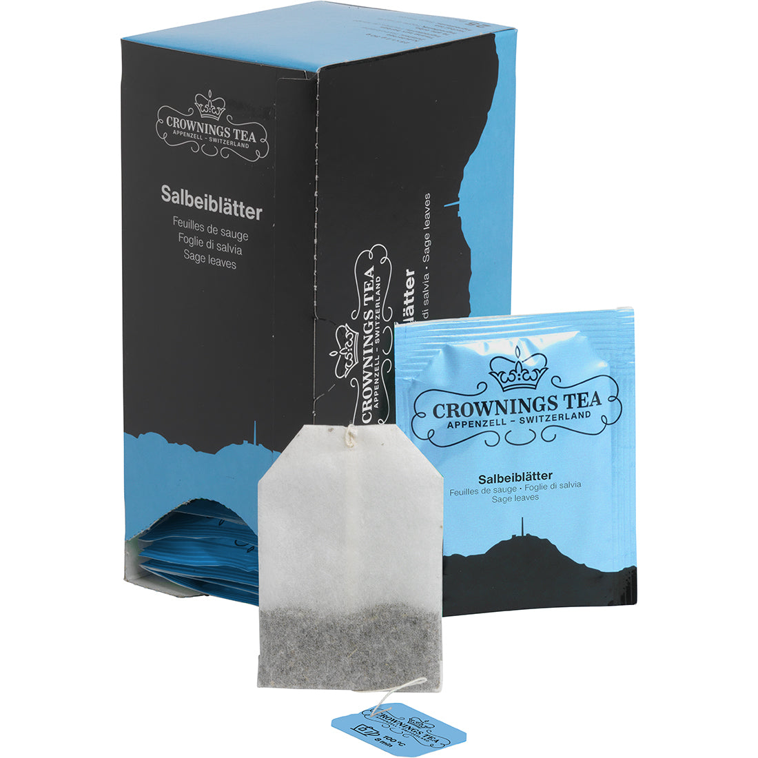 Crowning's Kräutertee Salbei – Teebeutel 25 Beutel