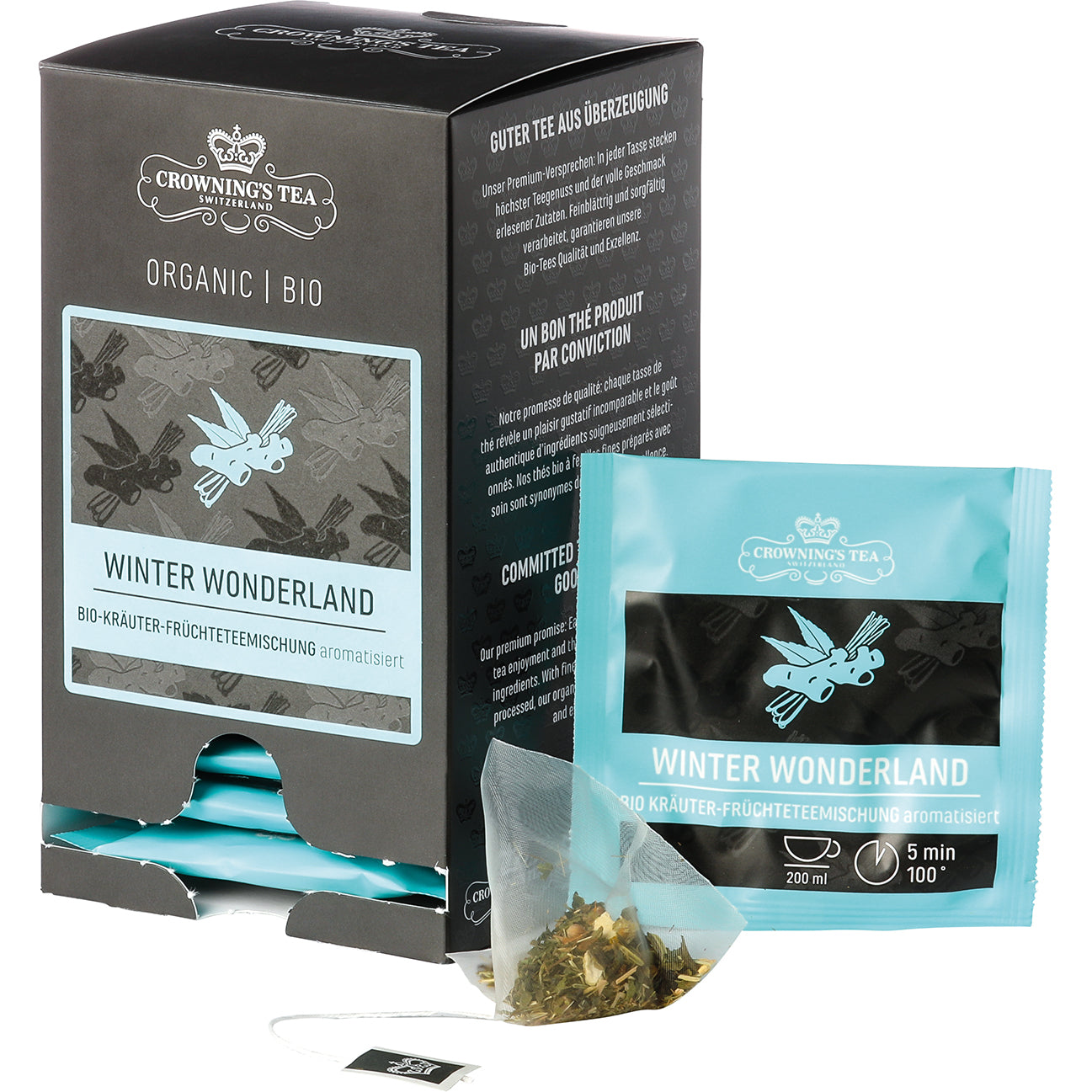 Crowning's Kräutertee Winter Wonderland – Teebeutel 15 Beutel – Bio