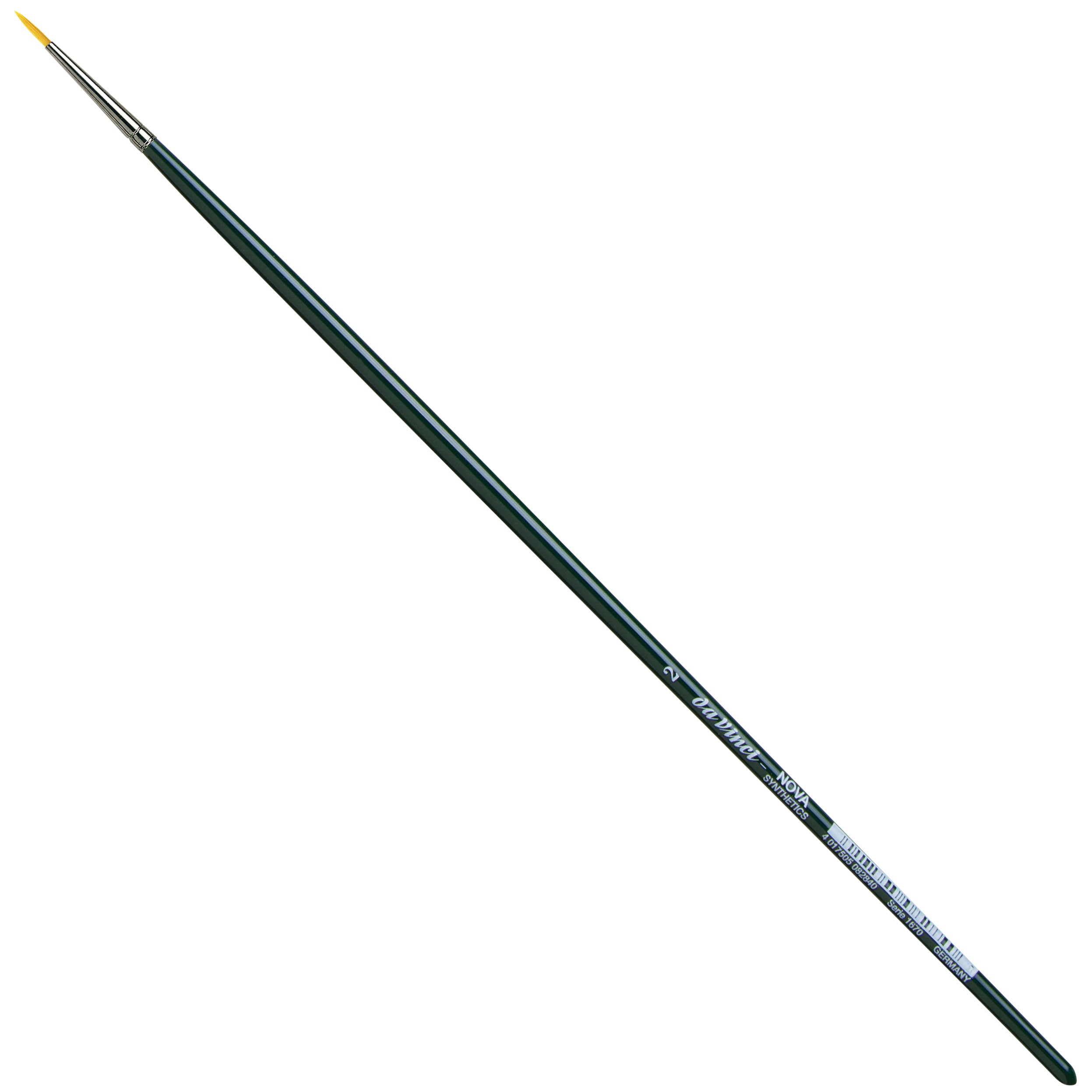 Da Vinci – 1670 NOVA – Pinsel – Rundpinsel, Grösse 2, Breite 5 mm, Synthetik, Länge 300 mm