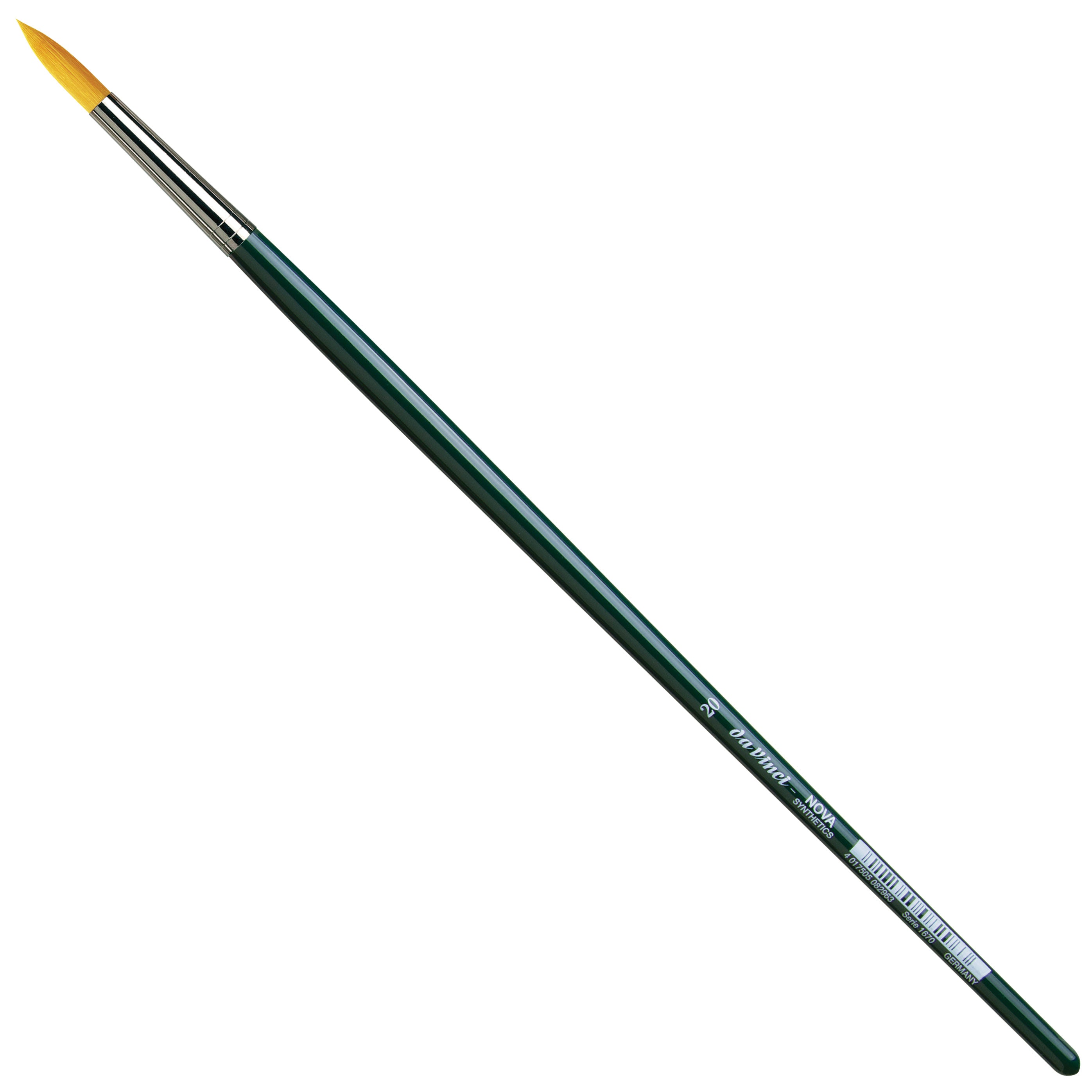 Da Vinci – Nova VA-167020 – Pinsel – Rundpinsel, Grösse 20, Ø 10 mm, Synthetik, Länge 330 mm