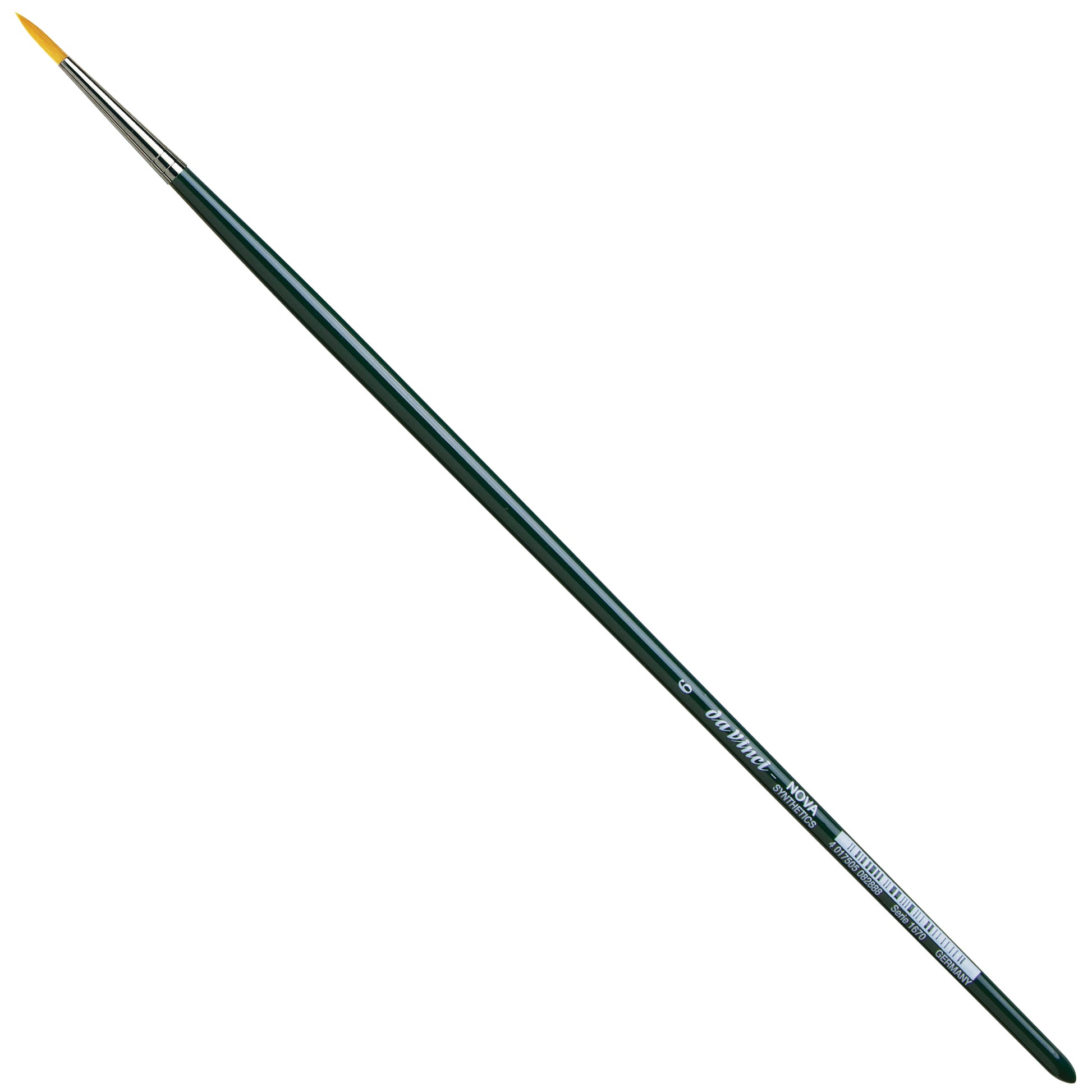 Da vinci Serie 1670 NOVA – Pinsel – Rundpinsel, Grösse 6, Breite 10 mm, Synthetik, Länge 315 mm
