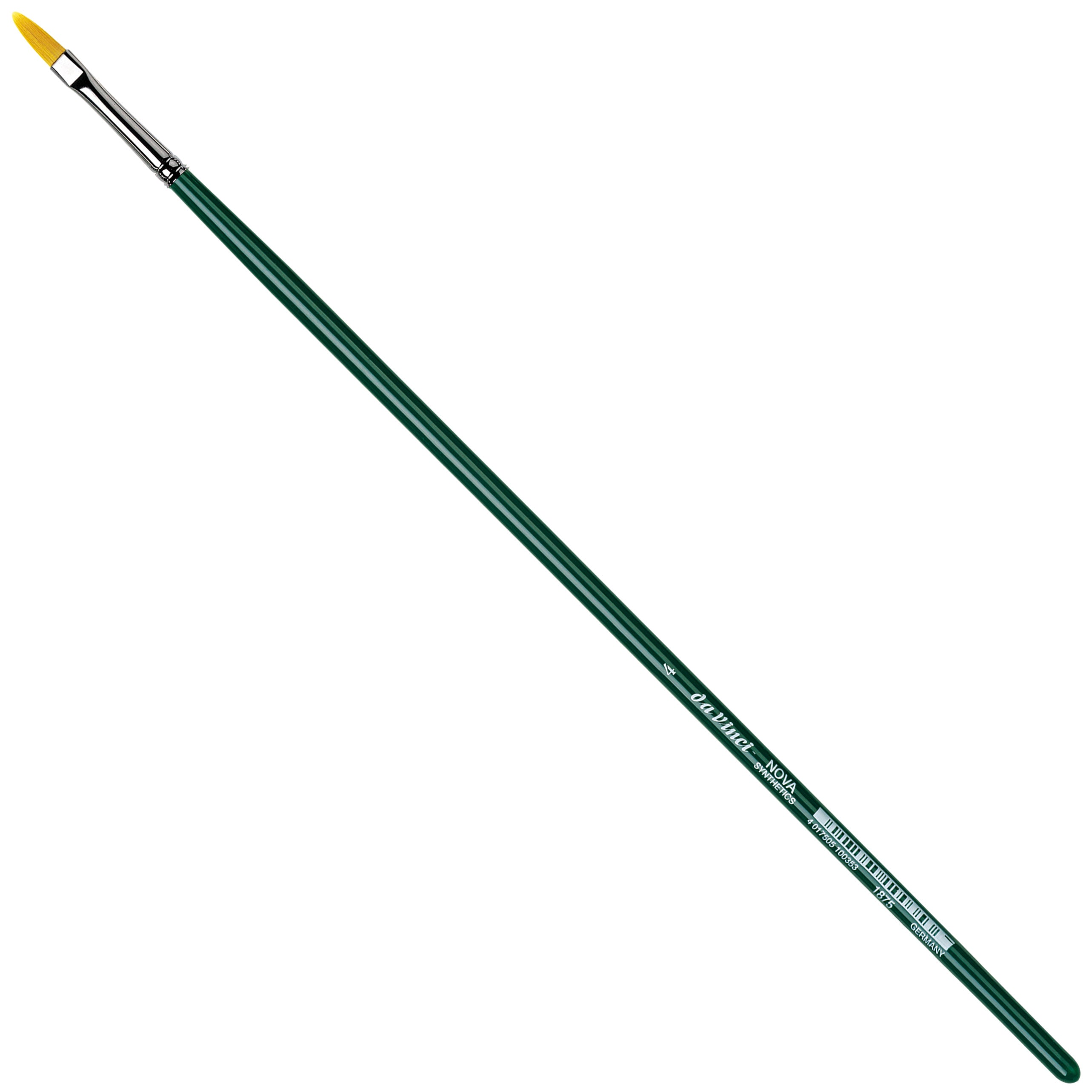 Da Vinci – Nova 1875 – Pinsel – Katzenzungenpinsel, Grösse 4, Breite 10 mm, Synthetik