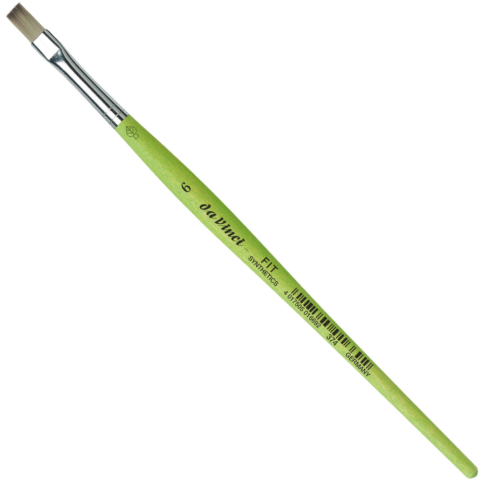 Da vinci Fit Synthetics VA-374_6 – Pinsel – Flachpinsel, Grösse 6, Breite 12 mm, Synthetik, Länge 190 mm