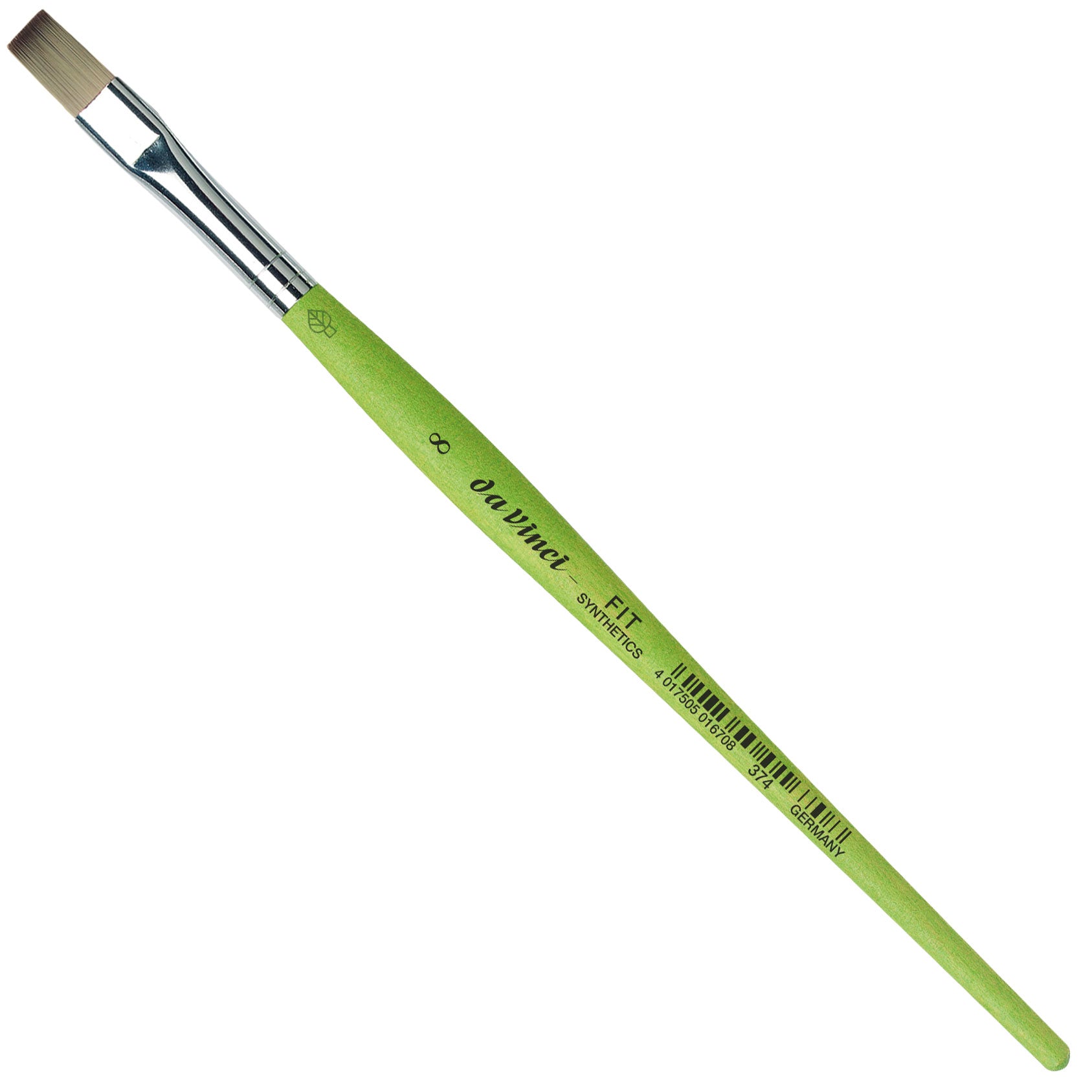 Da Vinci – Fit Synthetics VA-374 – Pinsel – Flachpinsel, Grösse 8, Breite 10 mm, Synthetik, Länge 195 mm