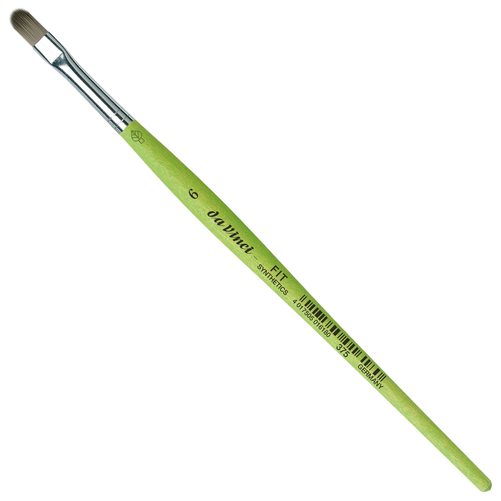 Da Vinci – VA-375 – Pinsel – Katzenzungenpinsel, Grösse 6, Breite 10 mm, Synthetik, Länge 185 mm