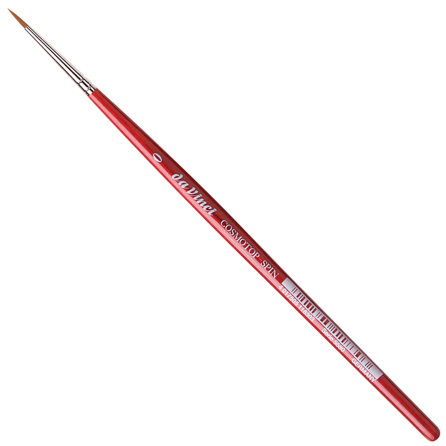 Da Vinci – Cosmotop Spin VA-5580 – Pinsel – Rundpinsel, Grösse 0, Ø 5 mm, Synthetik, Länge 180 mm