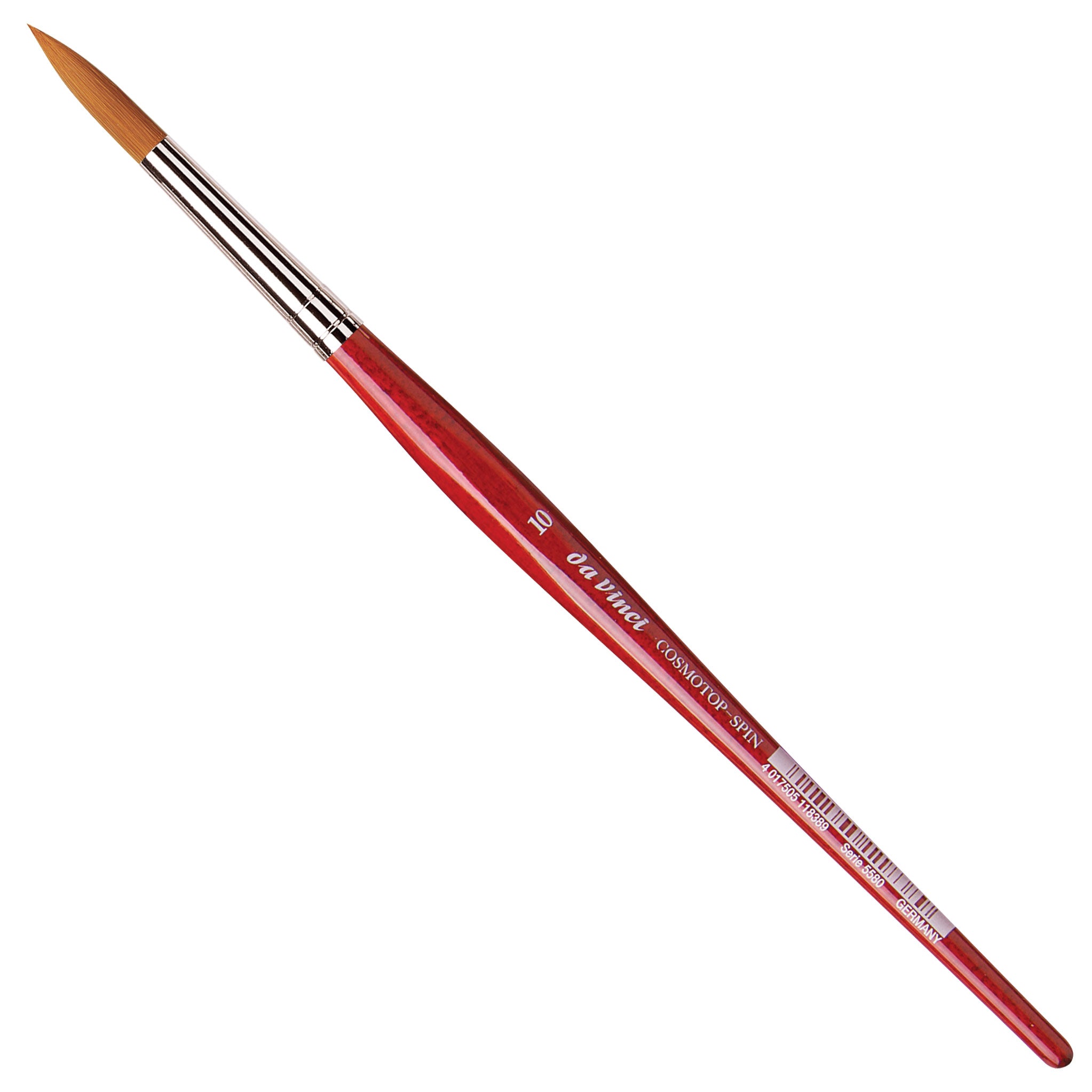 Da Vinci – Cosmotop Spin VA-558010 – Pinsel – Rundpinsel, Grösse 10, Breite 15 mm, Synthetik, Länge 245 mm