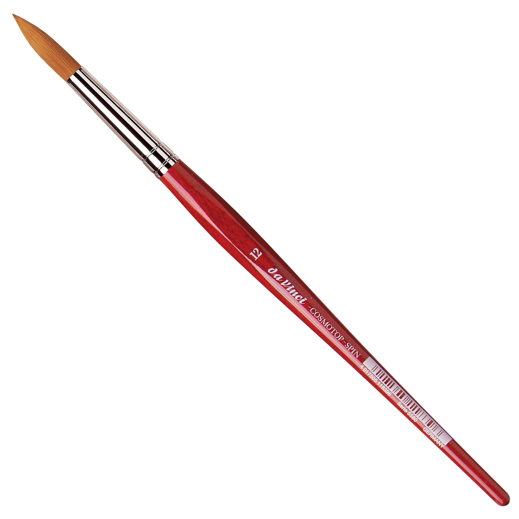 Da Vinci – Cosmotop Spin VA-558012 – Pinsel – Rundpinsel, Grösse 12, Synthetik, Länge 245 mm