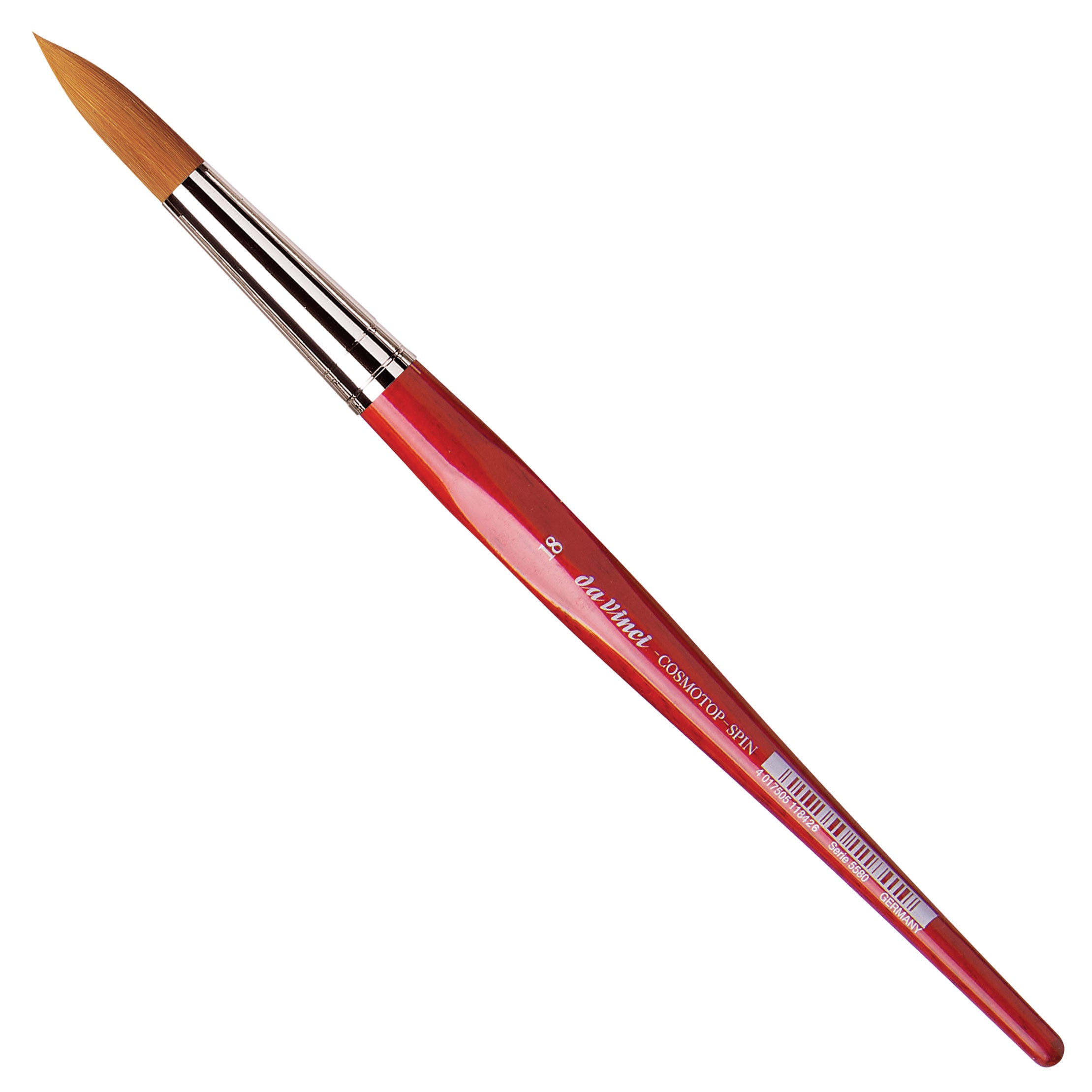 Da Vinci – Cosmotop Spin VA-558018 – Pinsel – Rundpinsel, Grösse 18, Synthetik, Länge 255 mm
